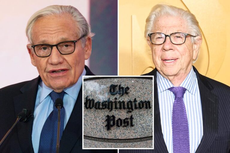 Watergate reporters Woodward and Bernstein call Washington Post's decision not to endorse Kamala Harris "disappointing."

