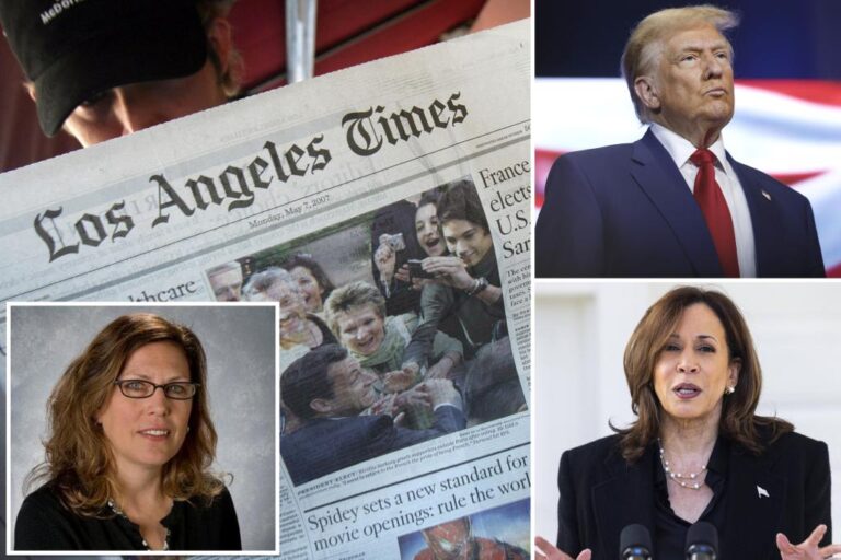 Los Angeles Times editor-in-chief resigns after billionaire owner Patrick Soon-Shiong drops Harris endorsement

