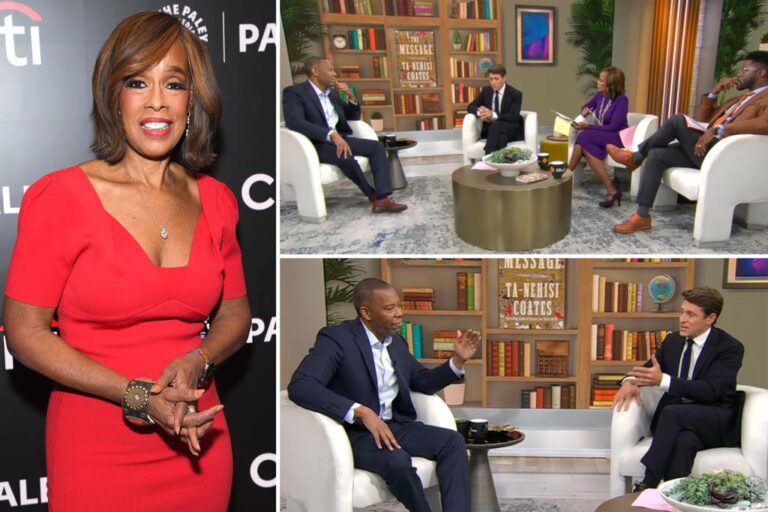 Gayle King breaks her silence on 'CBS Mornings' co-host Tony Dokoupil's Ta-Nehisi Coates interview

